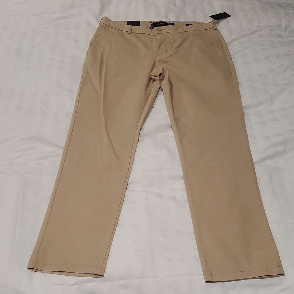 Black Brown 1826 Classic Tan Chinos with Straight Leg Design